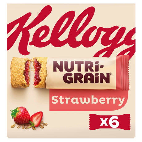 Kellogg's Nutri-Grain Strawberry Snack Bars 6 x 37 g