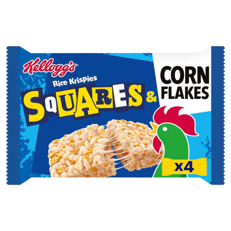 Kellogg's Rice Krispies Squares & Corn Flakes Cereal Bars 4 x 31 g