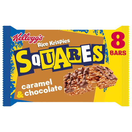 Kellogg's Rice Krispies Squares Caramel & Chocolate Cereal Bars 8 x 36 g