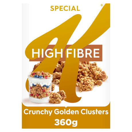 Kellogg's Special K High Fibre Crunchy Golden Clusters Cereal 360 g