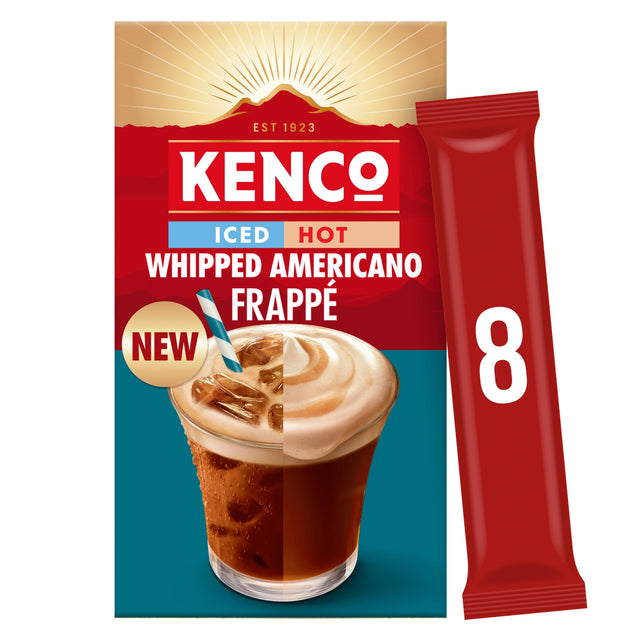 Kenco Iced Hot Americano Frappe Instant Coffee Sachets 8 x 11.5 g
