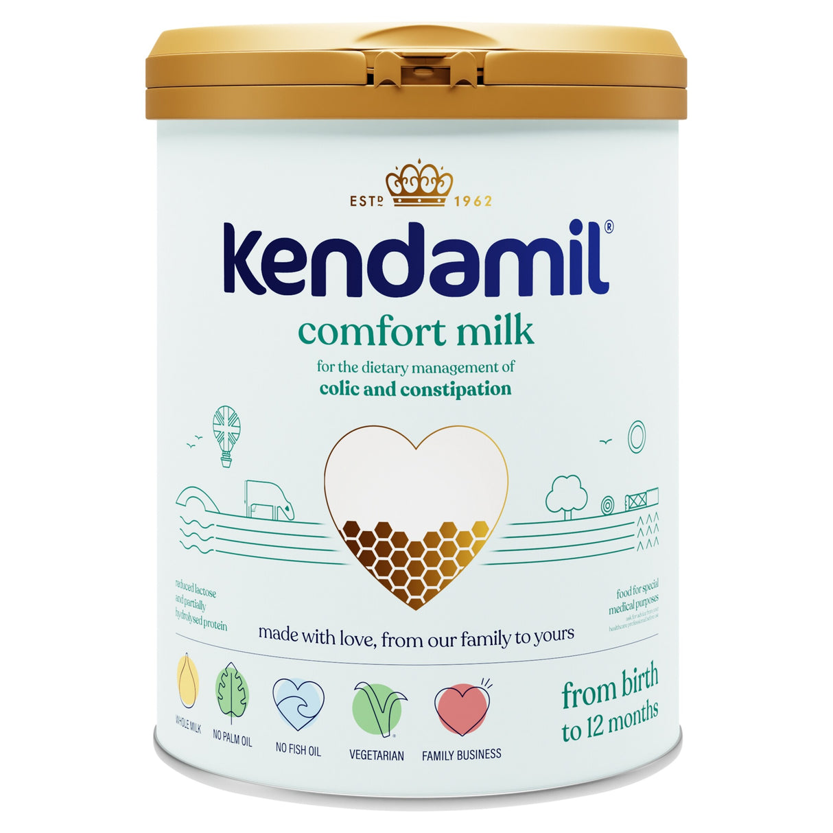 Kendamil Comfort Milk 0-12 Months 800 g