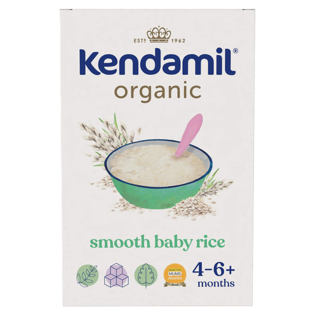 Kendamil Organic Smooth Baby Rice 4-6 Months 120 g