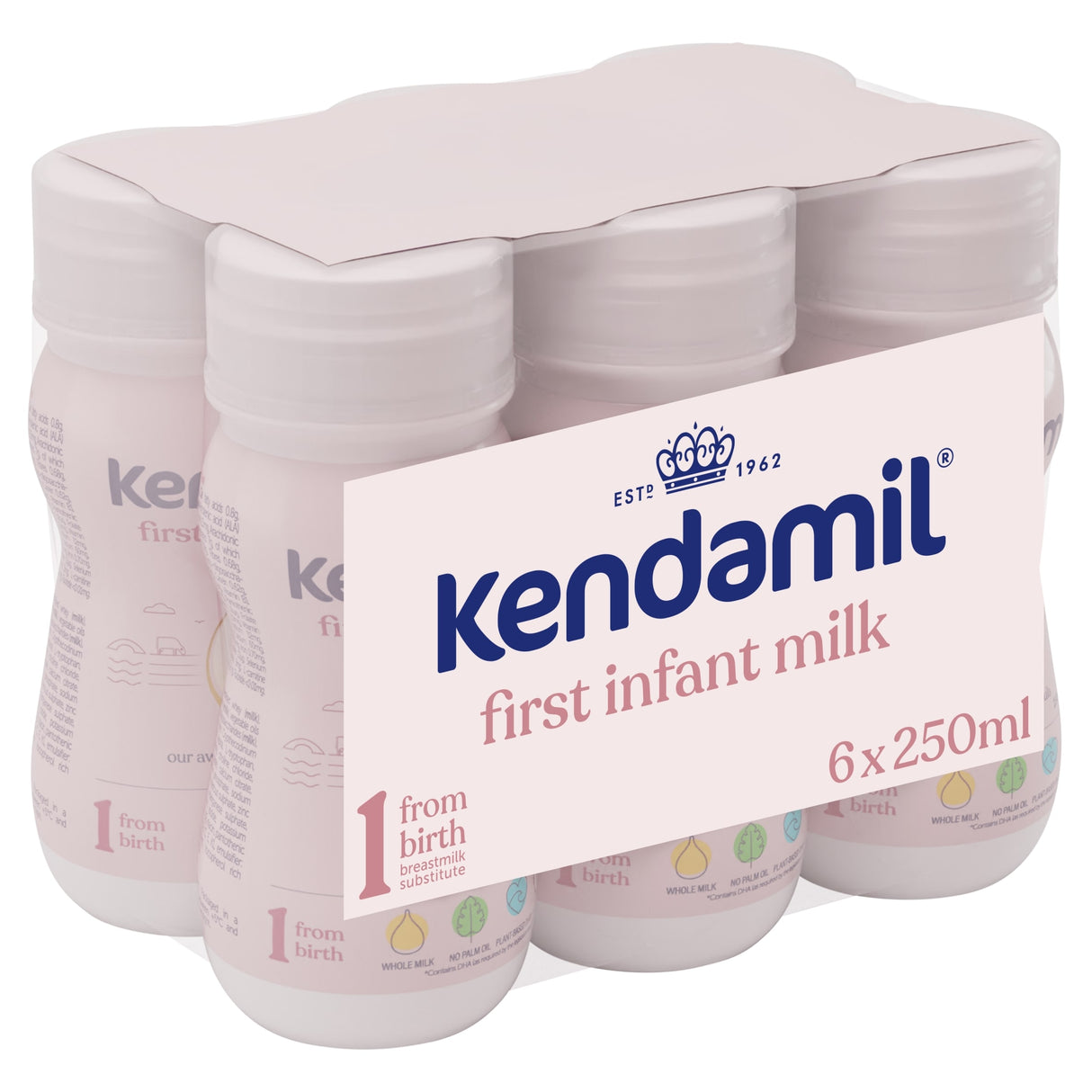 Kendamil Ready To Feed First Infant Milk 6 x 250 ml 0+ Months