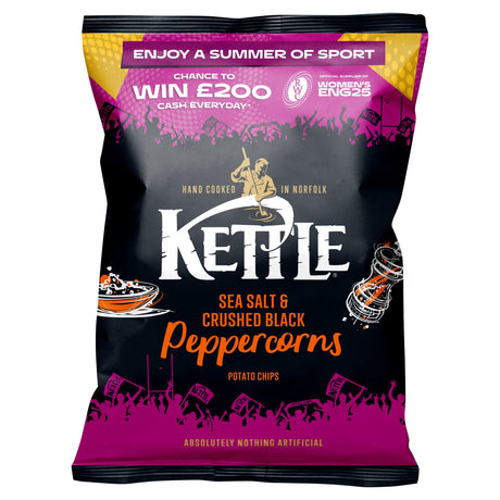 Kettle Sea Salt & Black Peppercorns Potato Chips 130 g