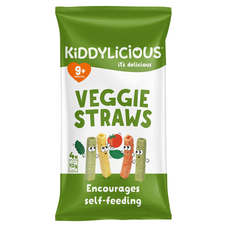 Kiddylicious Veggie Straws Multi-Pack 4 x 12 g