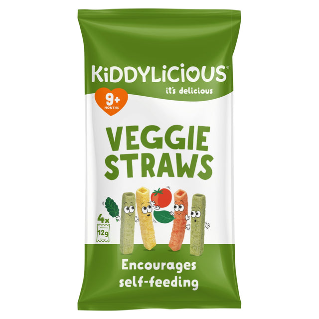Kiddylicious Veggie Straws Multi-Pack 4 x 12 g