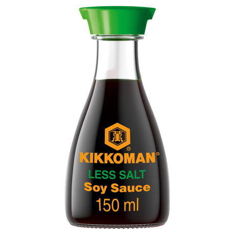 Kikkoman Soy Sauce Less Salt 150 ml