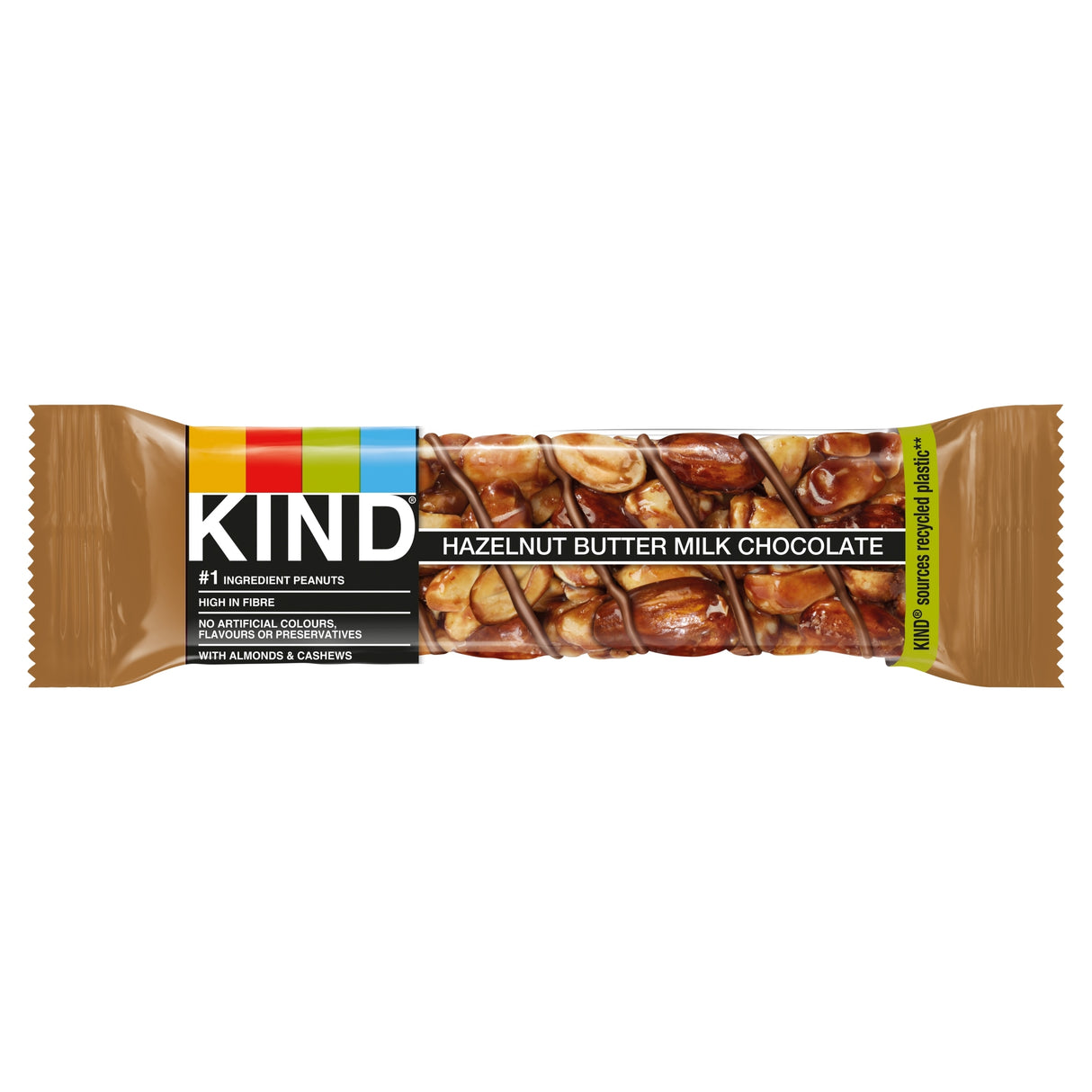 Kind Hazelnut Butter Milk Chocolate Bar 40 g