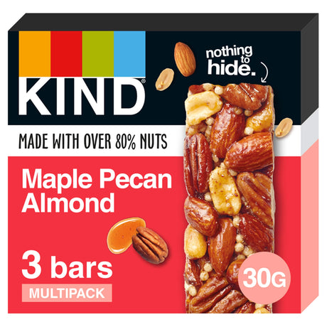 Kind Maple Pecan & Almond Bars Cereal Bars 3 x 30 g