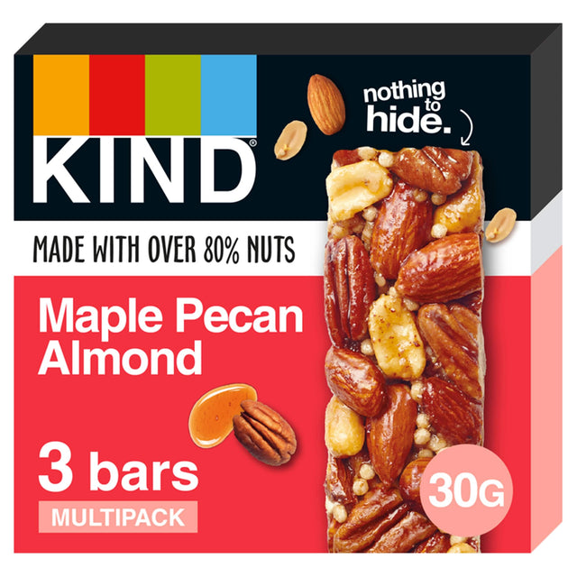 Kind Maple Pecan & Almond Bars Cereal Bars 3 x 30 g