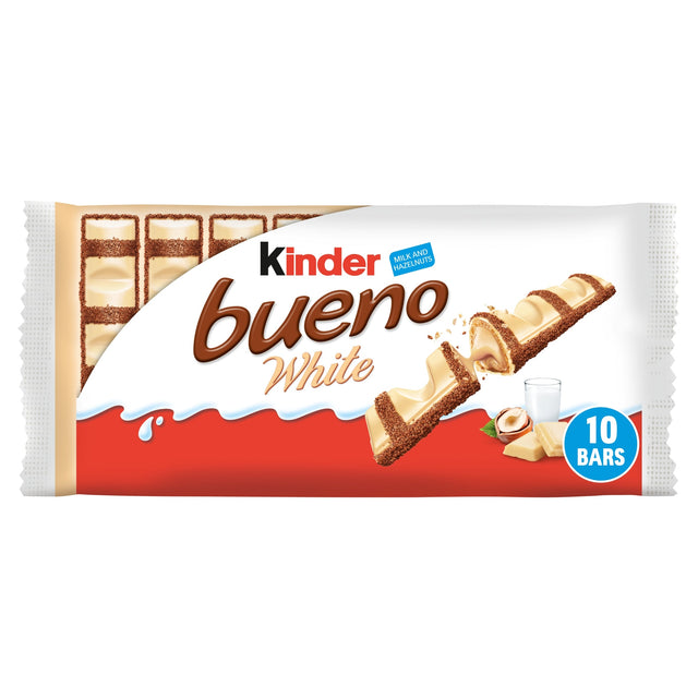 Kinder Bueno White Chocolate Bars Multi-Pack 5 x 39 g