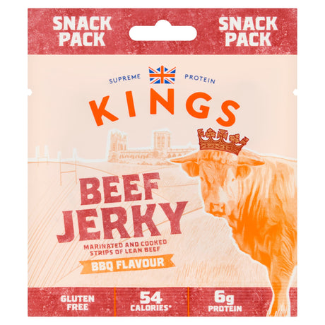 Kings BBQ Flavour Beef Jerky Snack Pack 20 g