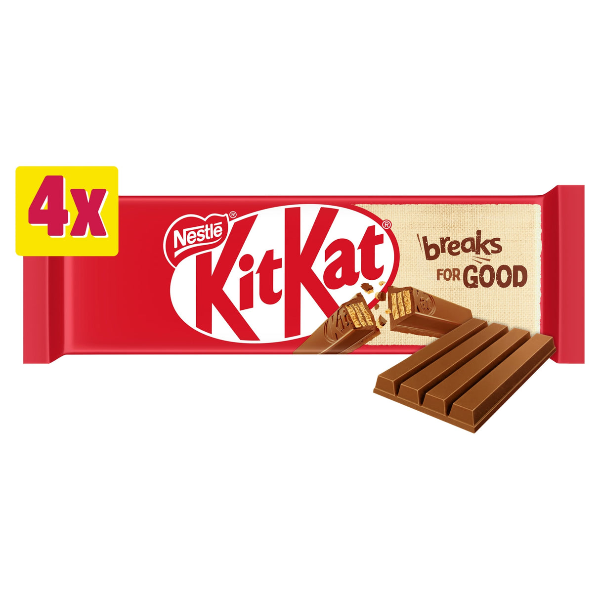 Kit Kat 4 Finger Milk Chocolate Bar Multi-Pack 41.5 g 4 Pack