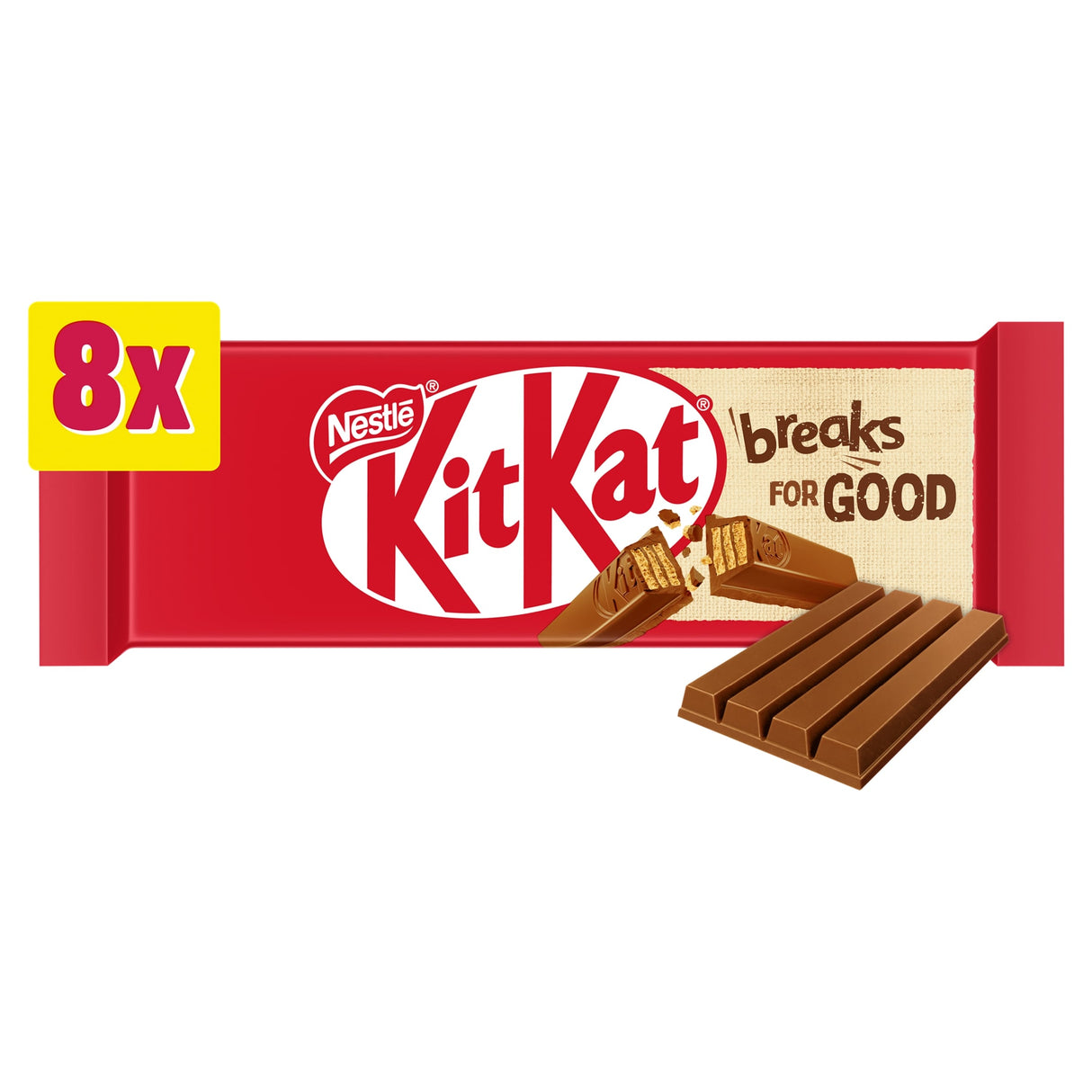 Kit Kat 4 Finger Milk Chocolate Bar Multi-Pack 41.5 g 8 Pack