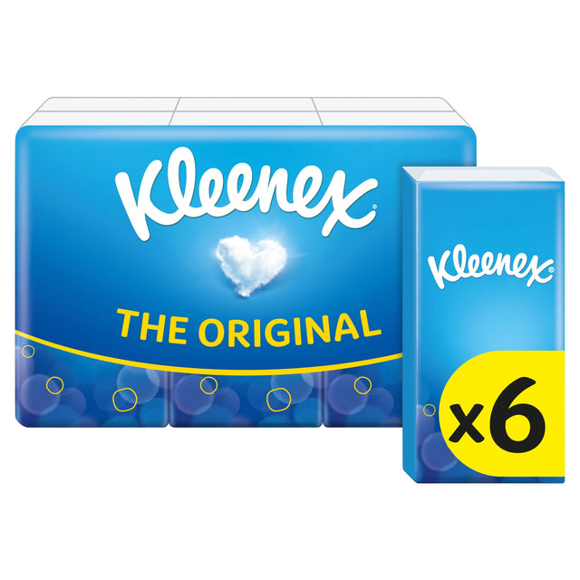 Kleenex Original Pocket Pack Tissues 6 Pack