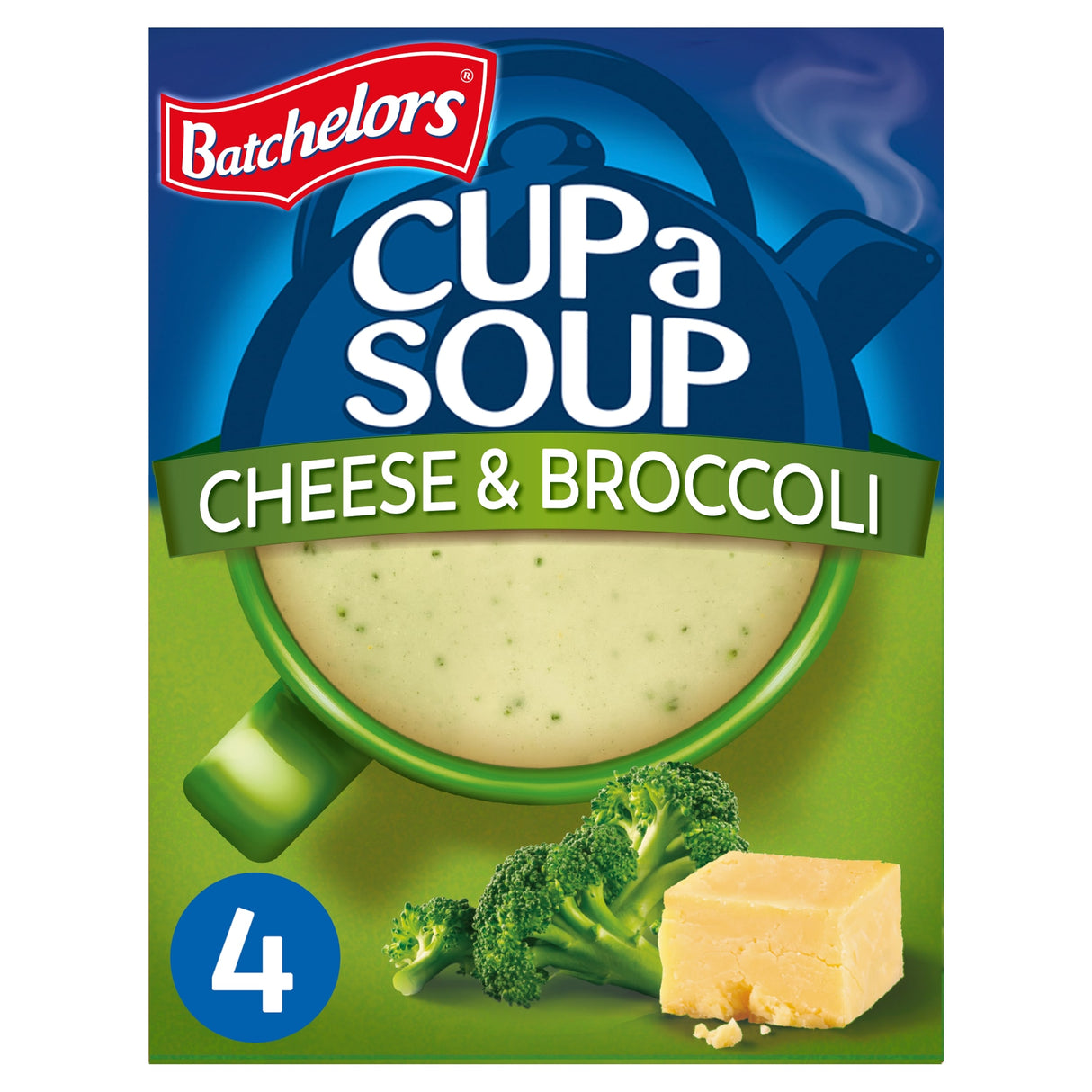 Batchelors Cup A Soup Cheese & Broccoli 4 Sachets 92 g