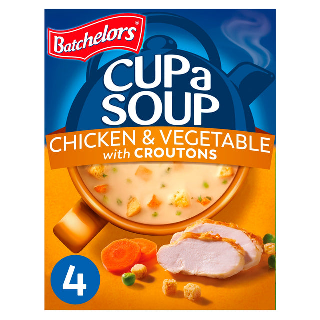 Batchelors Cup A Soup Chicken & Vegetable Croutons 4 Pack 110 g