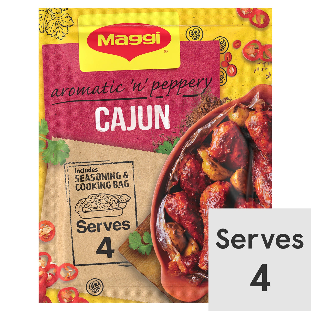 Maggi So Juicy Cajun Recipe Mix 38 g