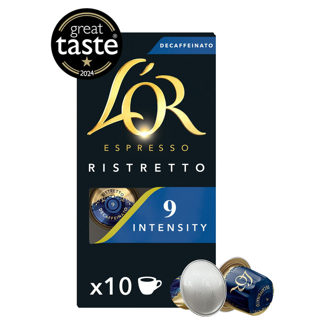 L'Or 10 Espresso Ristretto Decaff Coffee Pods 52 g