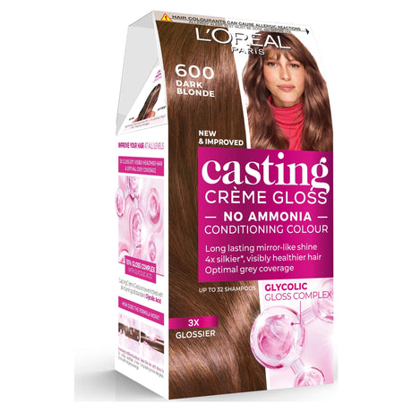 L'Oreal Paris Casting Creme Gloss 600 Light Brown Semi-Permanent Hair Dye