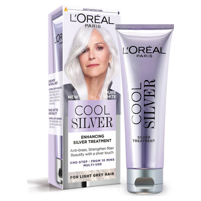 L'Oreal Paris Cool Silver Enhancing Silver Treatment Pure White 114 ml