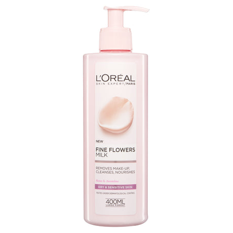 L'Oreal Paris Flowers Cleansing Milk Dry Sensitive 400 ml