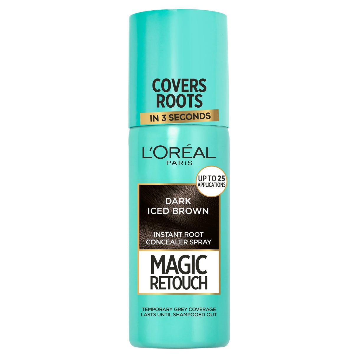 L'Oreal Paris Magic Retouch 8 Dark Iced Brown Root Touch Up Spray 75 ml