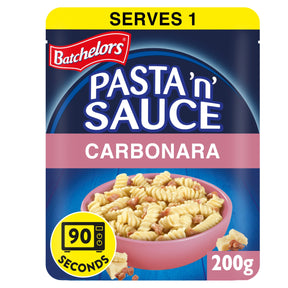 Batchelors Pasta 'N' Sauce Microwave Ready Meal Carbonara 200 g