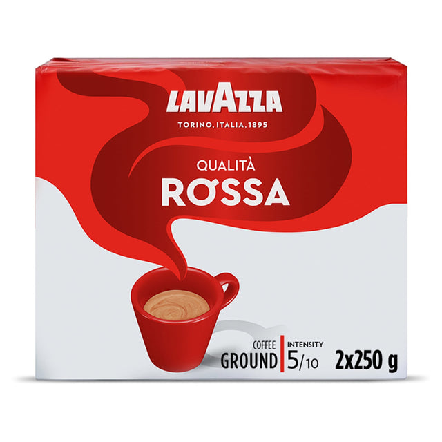 Lavazza Qualita Rossa Ground Coffee 2 x 250 g