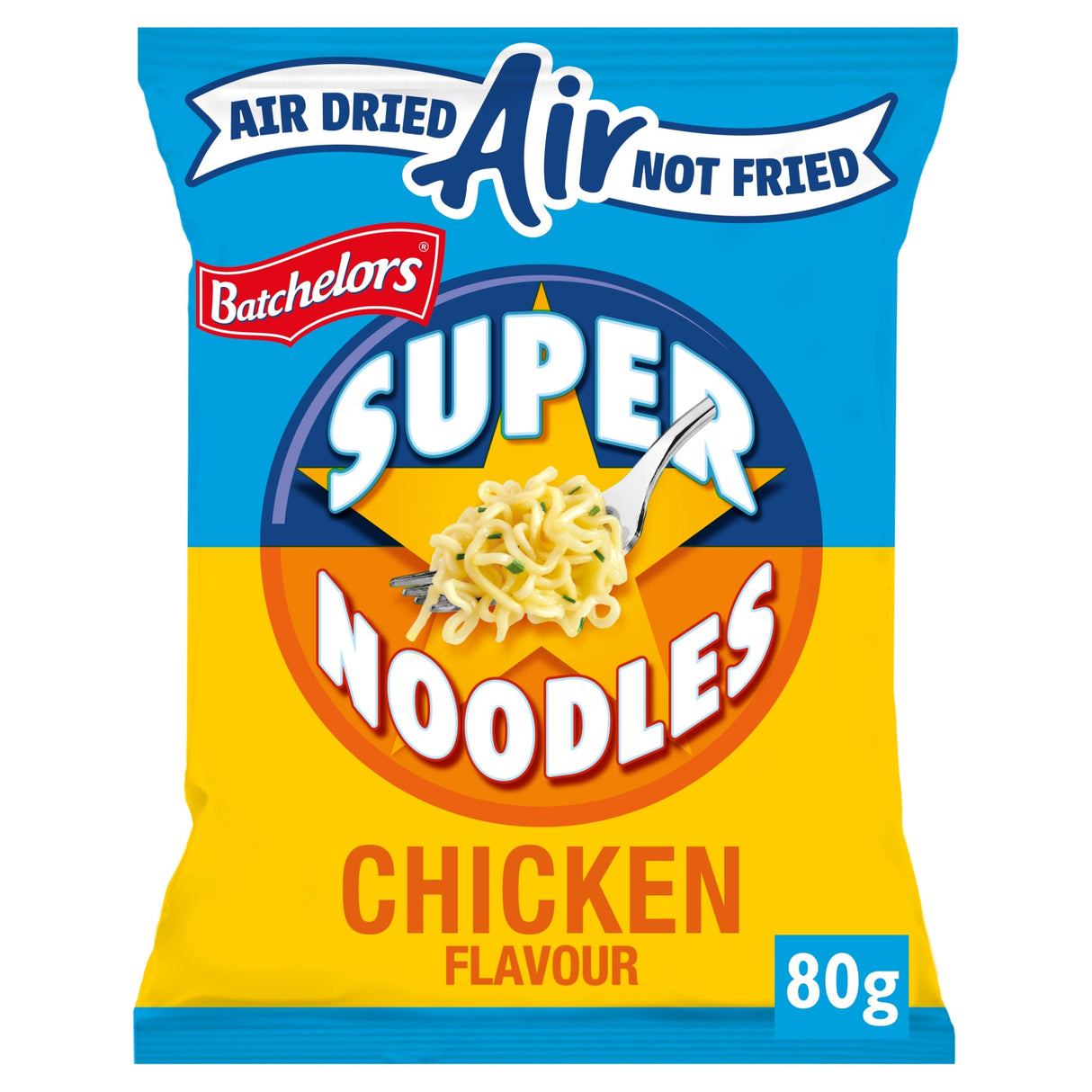 Batchelors Super Noodles Air Dried Low Fat Chicken Instant Noodles 80 g