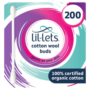 Lil Lets 200 Cotton Wool Buds