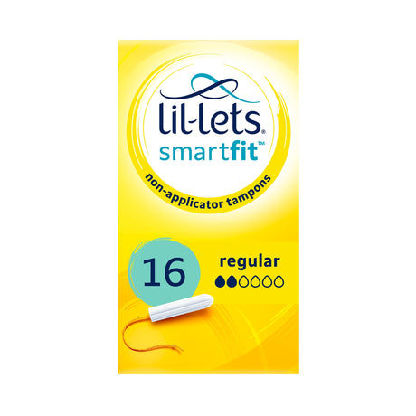Lil Lets Non Applicator Regular Tampons 16 Pack