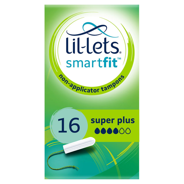 Lil Lets Non Applicator Super Plus Tampons 16 Pack