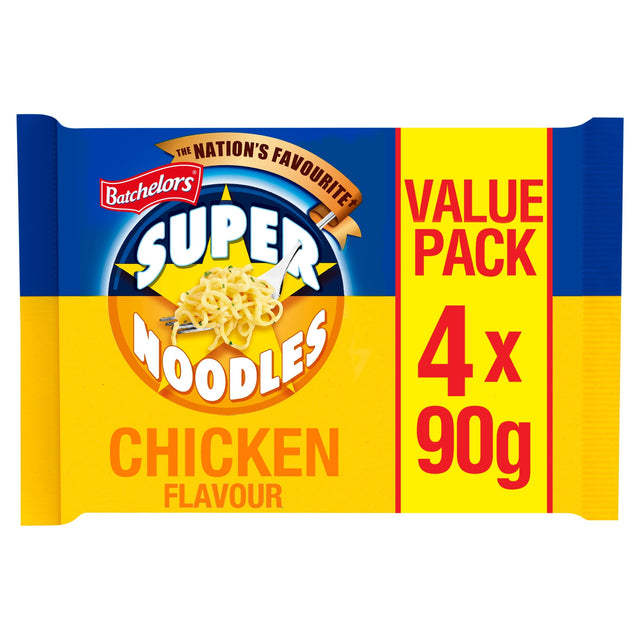 Batchelors Super Noodles Chicken 4 Pack 360 g