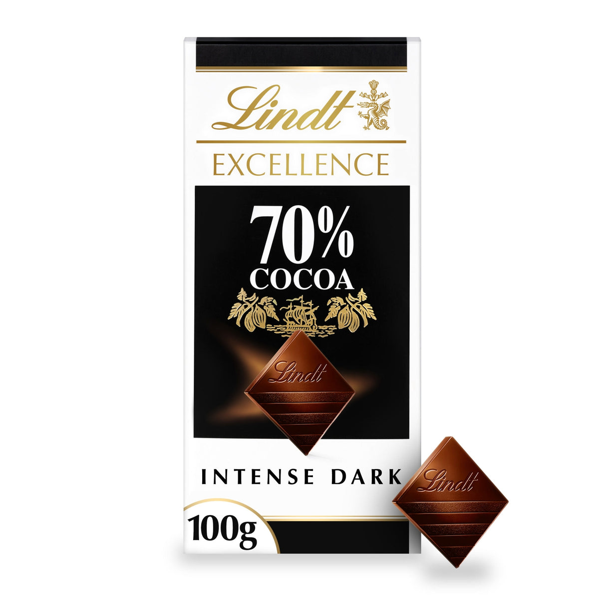 Lindt Excellence Dark Chocolate Bar 70% Cocoa 100 g