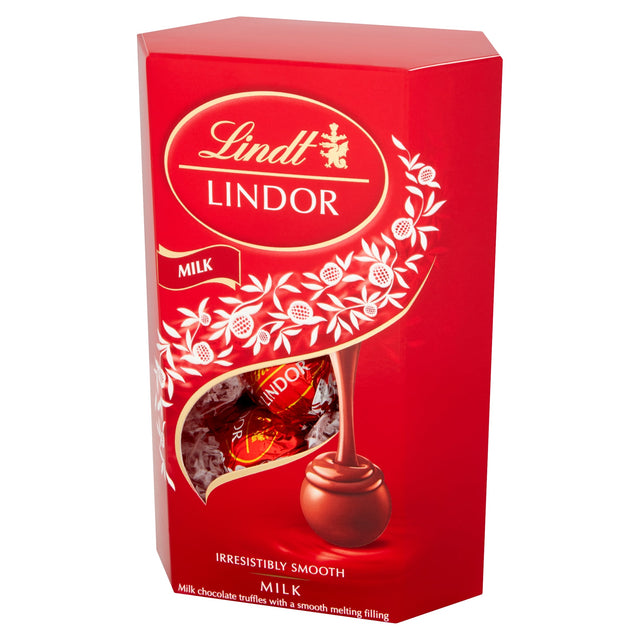 Lindt Lindor Milk Chocolate Truffles Box 200 g