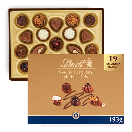 Lindt Swiss Luxury Selection Assorted Chocolate Box 193 g