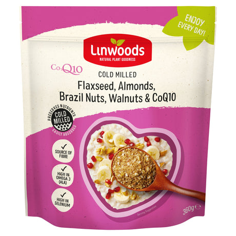Linwoods Milled Flax Nuts & Q10 360 g