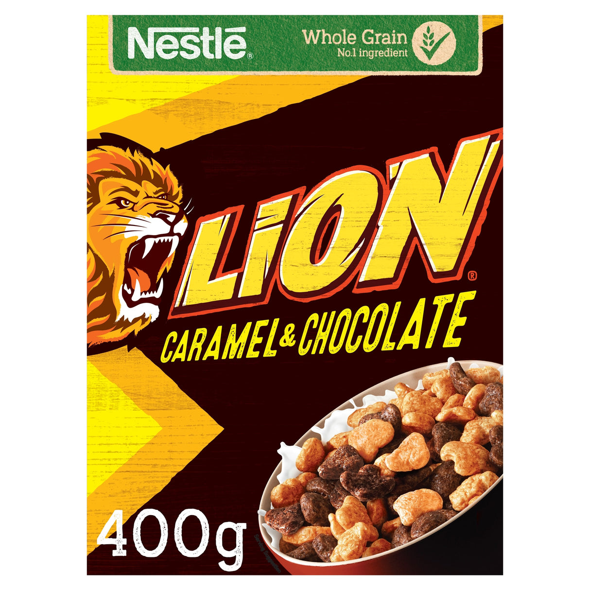 Lion Caramel & Chocolate Wholegrain Cereal 400 g