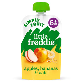 Little Freddie Organic Apples Bananas & Oats 6 Month Plus 100 g