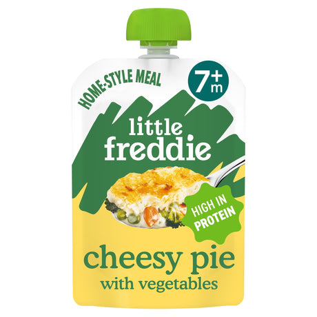 Little Freddie Organic Cheesy Pie With Vegetables Meal Pouch 7 Months+ 130 g