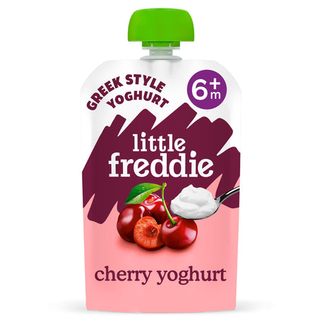 Little Freddie Organic Greek Style Cherry Yoghurt 100 g