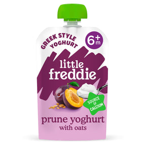 Little Freddie Organic Greek Style Yoghurt With Oats Prune 100 g