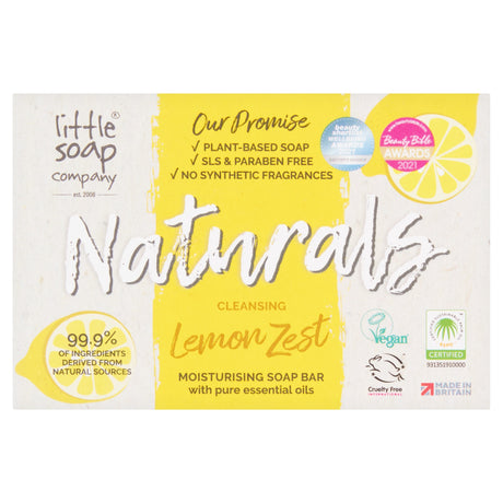 Little Soap Company Natural Bar Soap Cleansing Lemon 100 g