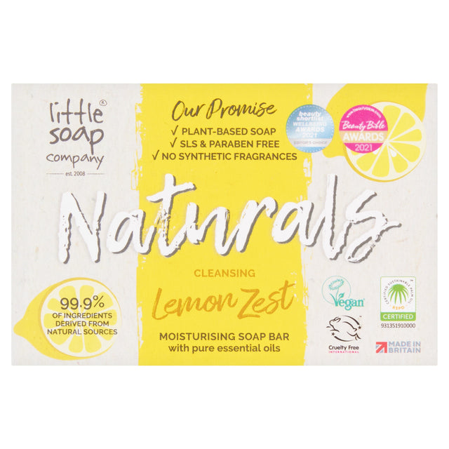Little Soap Company Natural Bar Soap Cleansing Lemon 100 g