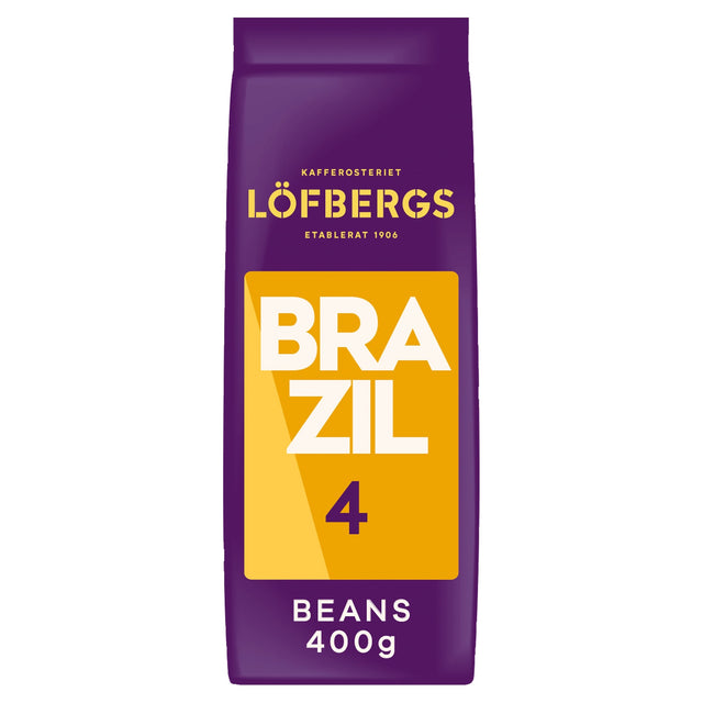 Lofbergs Brazil Coffee Lovers Medium Roast Whole Bean 400 g