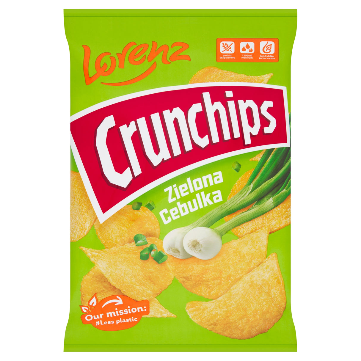 Lorenz Crunchips Green Onion 140 g
