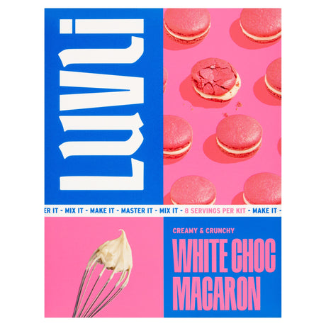 Luvli Creamy & Crunchy White Choc Macarons 192 g