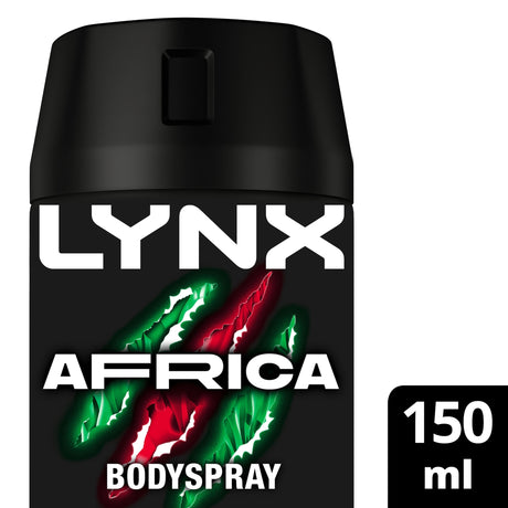 Lynx Africa 48 Hour Deodorant Bodyspray For Men 150 ml